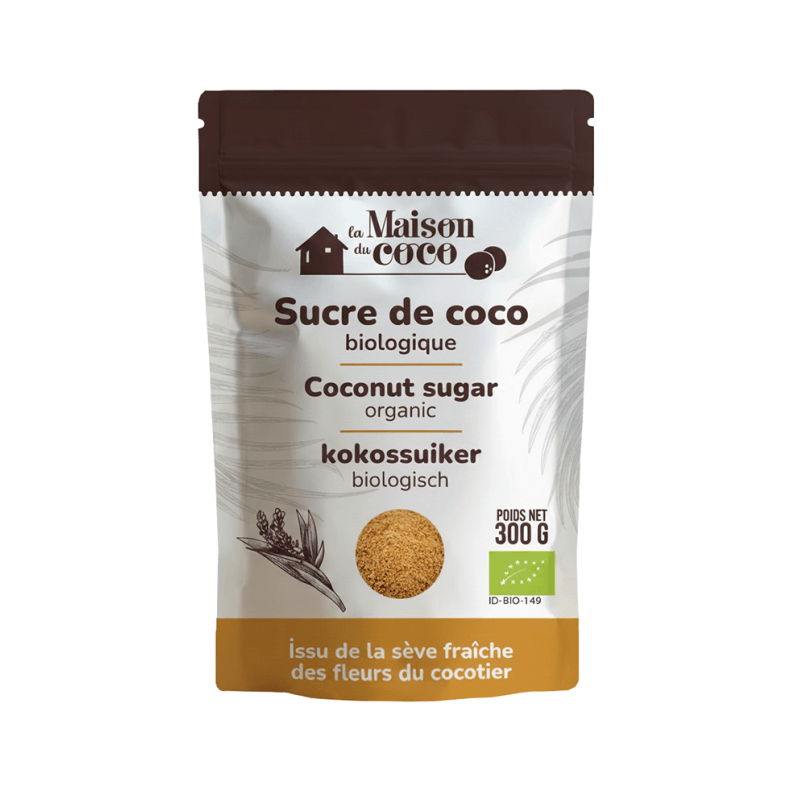 Sucre de coco 300g La Maison du Coco La Maison du Coco  dans votre magasin bio en ligne Etiketbio.eu