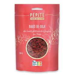 Baies de goji bio 200g séchées – Pépite
