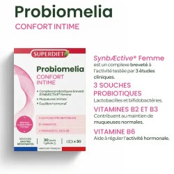 Probiotiques flore intime 30 gélules - Superdiet Super Diet  dans votre magasin bio en ligne Etiketbio.eu
