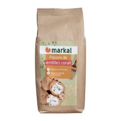 Flocons lentille corail 350g bio - Markal Markal  dans votre magasin bio en ligne Etiketbio.eu