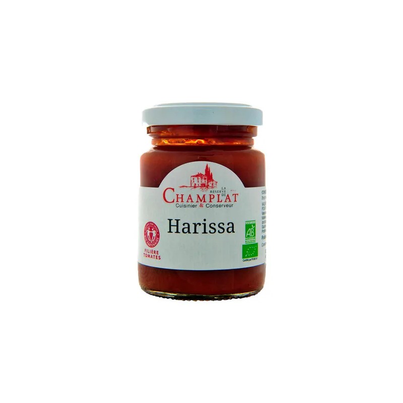 Harissa bio Champlat 90g RESERVE DE CHAMPLAT  dans votre magasin bio en ligne Etiketbio.eu