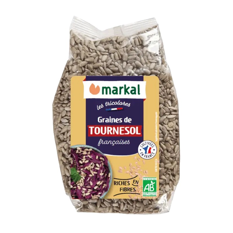 Graines de tournesol bio 200g - Markal France Markal  dans votre magasin bio en ligne Etiketbio.eu