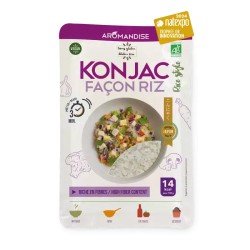 Konjac façon riz bio 150g - Aromandise Aromandise  dans votre magasin bio en ligne Etiketbio.eu