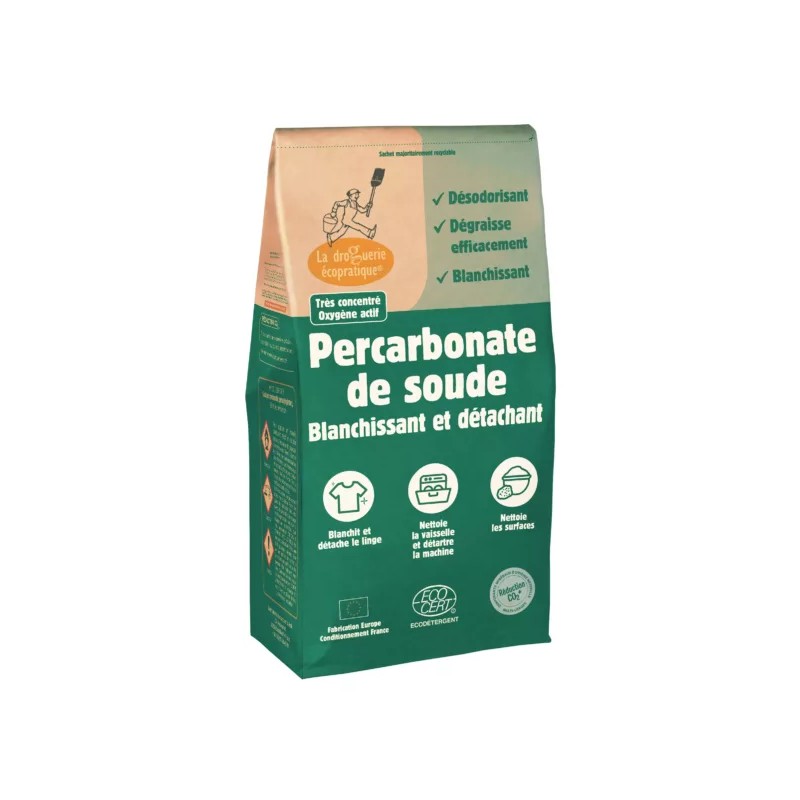 Percarbonate de soude 500g - La Droguerie Écologique La Droguerie Écologique  dans votre magasin bio en ligne Etiketbio.eu