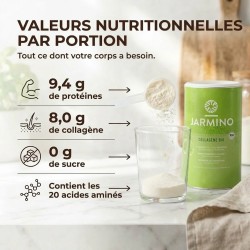 Collagène bio poudre 300g - Jarmino   dans votre magasin bio en ligne Etiketbio.eu
