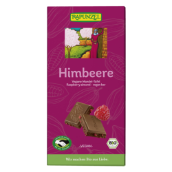 Framboise végane 100g – Chocolat bio Rapunzel Rapunzel  dans votre magasin bio en ligne Etiketbio.eu