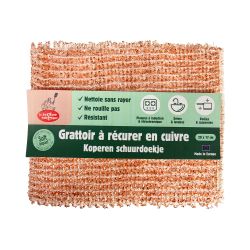 Grattoir cuivre 20x17cm – Grand format Ecodis La Droguerie Écologique  dans votre magasin bio en ligne Etiketbio.eu