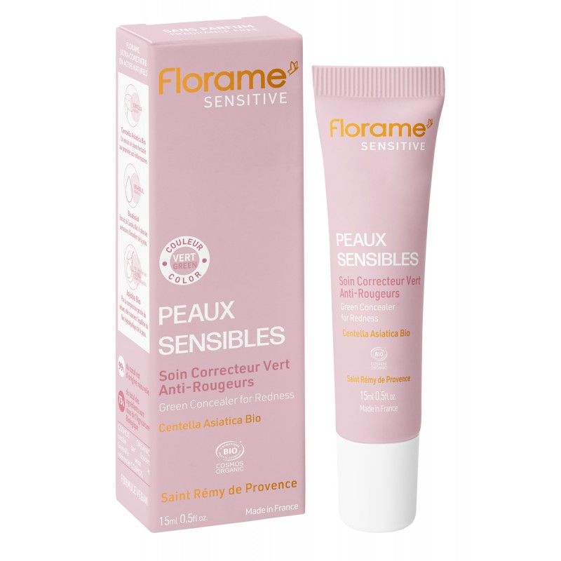 Correcteur vert anti-rougeurs 15ml bio – Florame Florame  dans votre magasin bio en ligne Etiketbio.eu