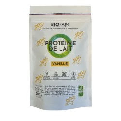Protéine lait vanille 200g bio – Biofair   dans votre magasin bio en ligne Etiketbio.eu