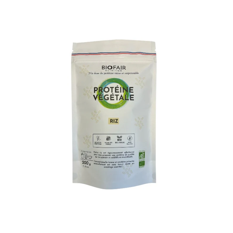 Protéine riz brun 200g bio – Biofair   dans votre magasin bio en ligne Etiketbio.eu