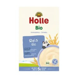 Crème de riz bébé bio 250g sans gluten - Holle Holle  dans votre magasin bio en ligne Etiketbio.eu