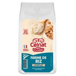 Farine de riz complet bio Celnat 1kg Celnat  dans votre magasin bio en ligne Etiketbio.eu