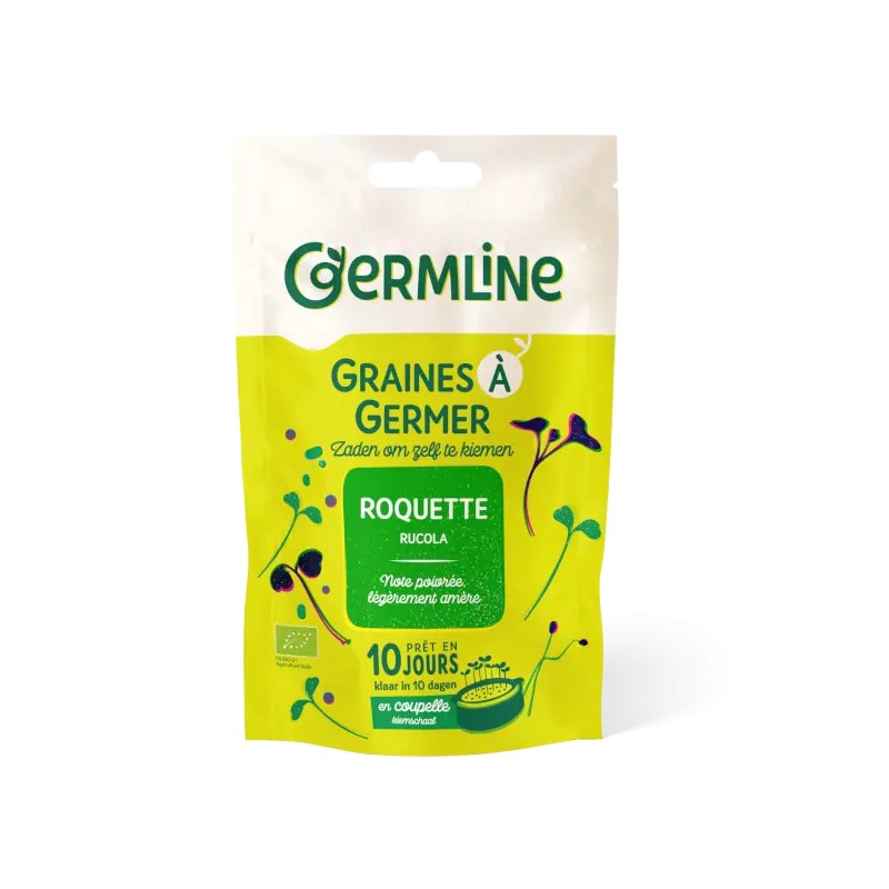 Roquette à germer bio 100g piquante - Germline Germline  dans votre magasin bio en ligne Etiketbio.eu