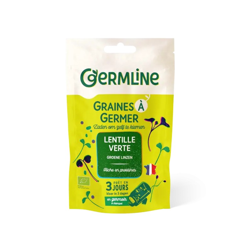 Lentilles à germer bio Germline 150g Germline  dans votre magasin bio en ligne Etiketbio.eu
