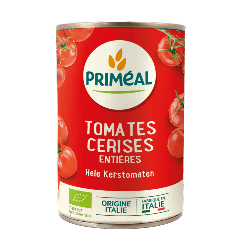 Tomates cerises bio Priméal 400g Priméal  dans votre magasin bio en ligne Etiketbio.eu