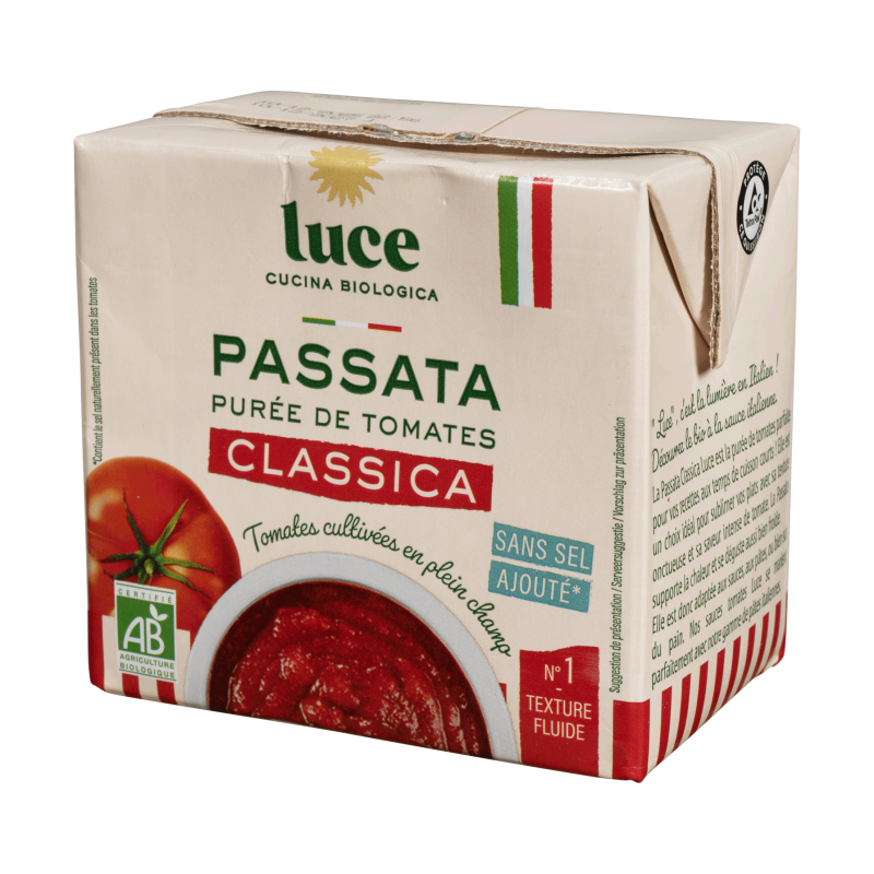 Passata brique bio Luce 500g Luce  dans votre magasin bio en ligne Etiketbio.eu