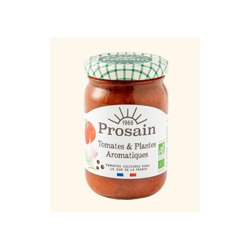 Sauce tomate aromates Prosain 200g Prosain  dans votre magasin bio en ligne Etiketbio.eu