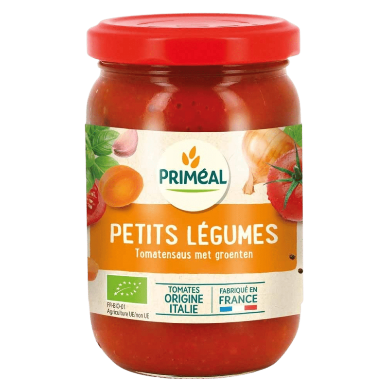 Sauce tomate légumes Priméal 200g Priméal  dans votre magasin bio en ligne Etiketbio.eu