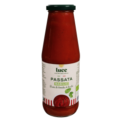 Passata basilic bio Luce 680g Luce  dans votre magasin bio en ligne Etiketbio.eu