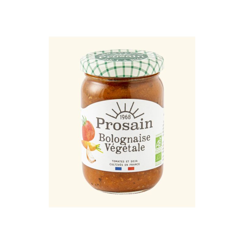 Sauce bolognaise végétale Prosain 190g Prosain  dans votre magasin bio en ligne Etiketbio.eu