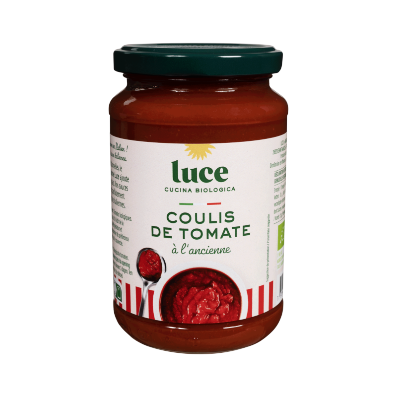 Coulis tomates anciennes Luce 340g Luce  dans votre magasin bio en ligne Etiketbio.eu