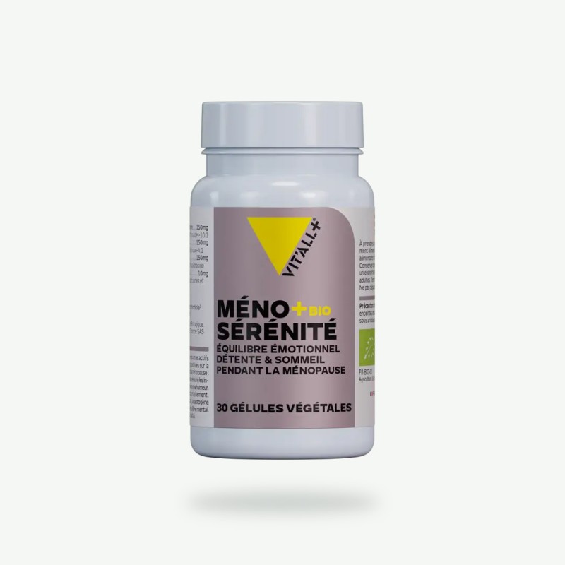 Ménopause Sérénité Bio 30 gélules – Vit’all+ Vit'all +  dans votre magasin bio en ligne Etiketbio.eu