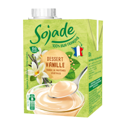 Dessert soja vanille bio Sojade 530g Sojade  dans votre magasin bio en ligne Etiketbio.eu