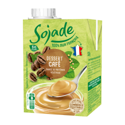 Dessert soja café bio Sojade 530g Sojade  dans votre magasin bio en ligne Etiketbio.eu