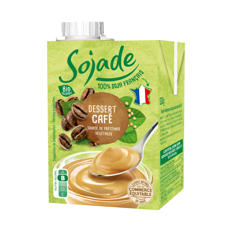 Dessert soja café bio Sojade 530g Sojade  dans votre magasin bio en ligne Etiketbio.eu