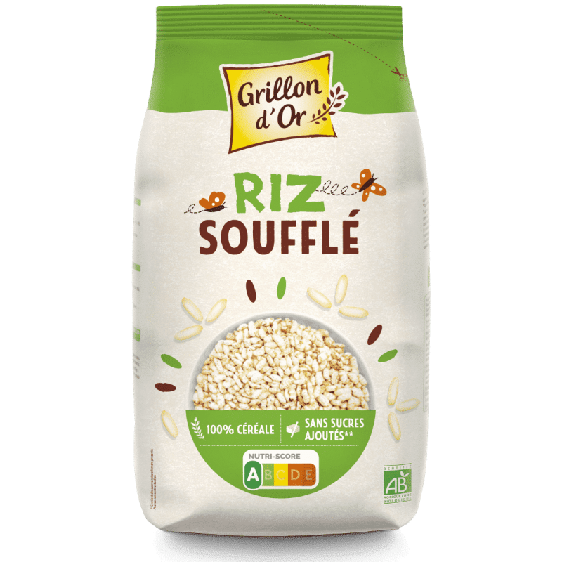 Riz Complet Soufflé Grillon d’Or 200g Grillon d'Or  dans votre magasin bio en ligne Etiketbio.eu