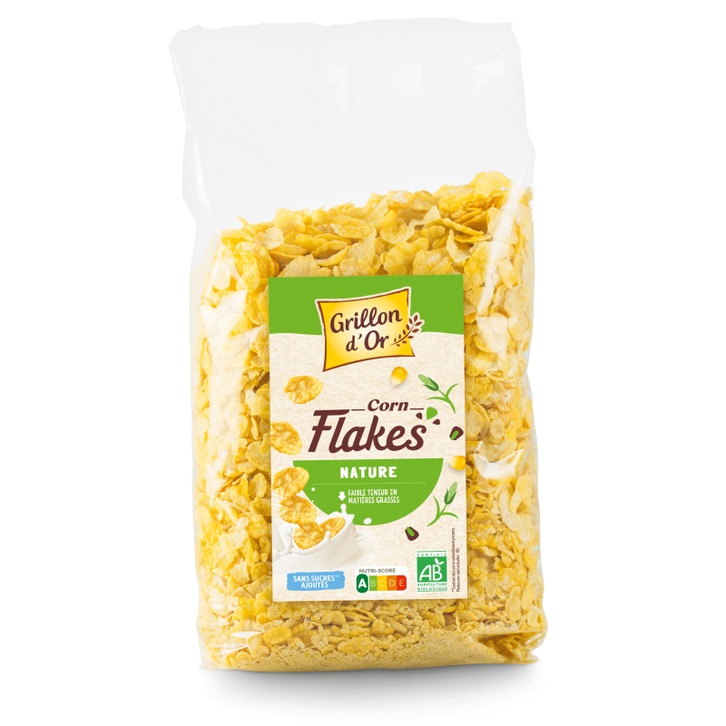 Corn flakes sans sucre 500g bio - Grillon d’Or