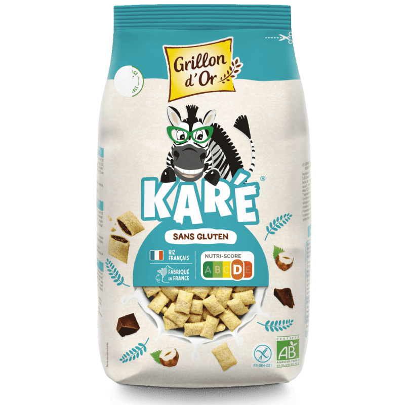 Ka’ré fourré chocolat bio sans gluten – Grillon d’Or Grillon d'Or  dans votre magasin bio en ligne Etiketbio.eu