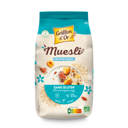 Muesli sans gluten bio 500g Grillon d’Or Grillon d'Or  dans votre magasin bio en ligne Etiketbio.eu