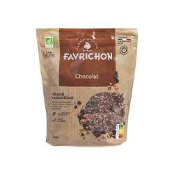 Muesli chocolat bio 1kg Favrichon Favrichon  dans votre magasin bio en ligne Etiketbio.eu