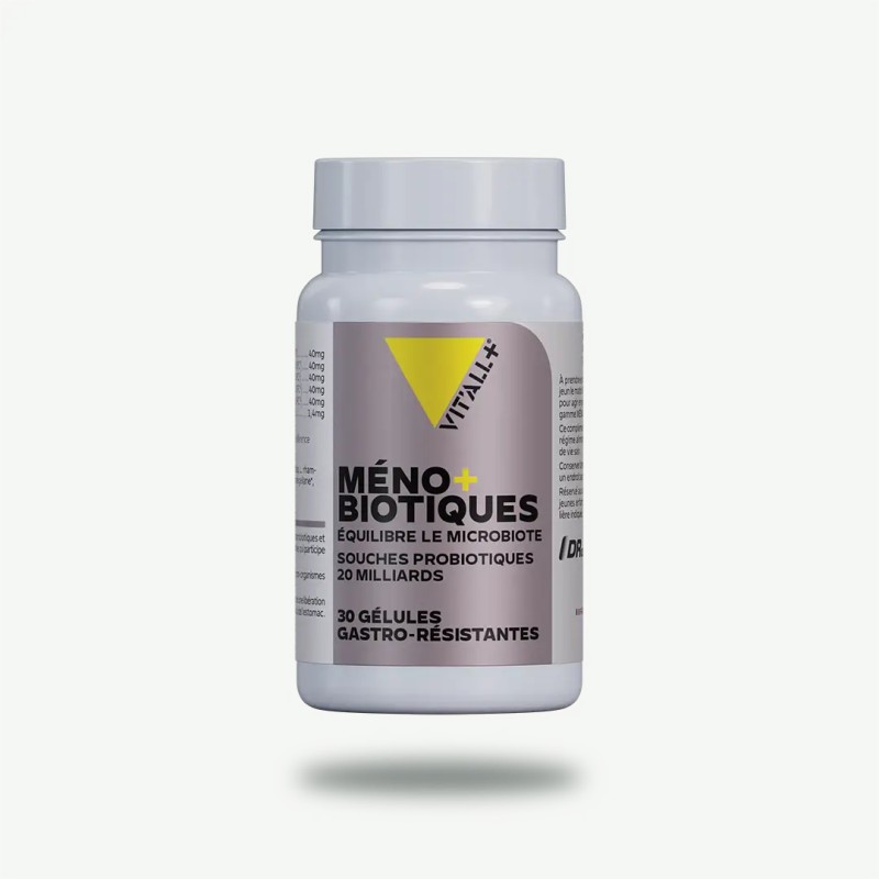 Probiotiques ménopause 30 gélules – Méno+ VIT’ALL+