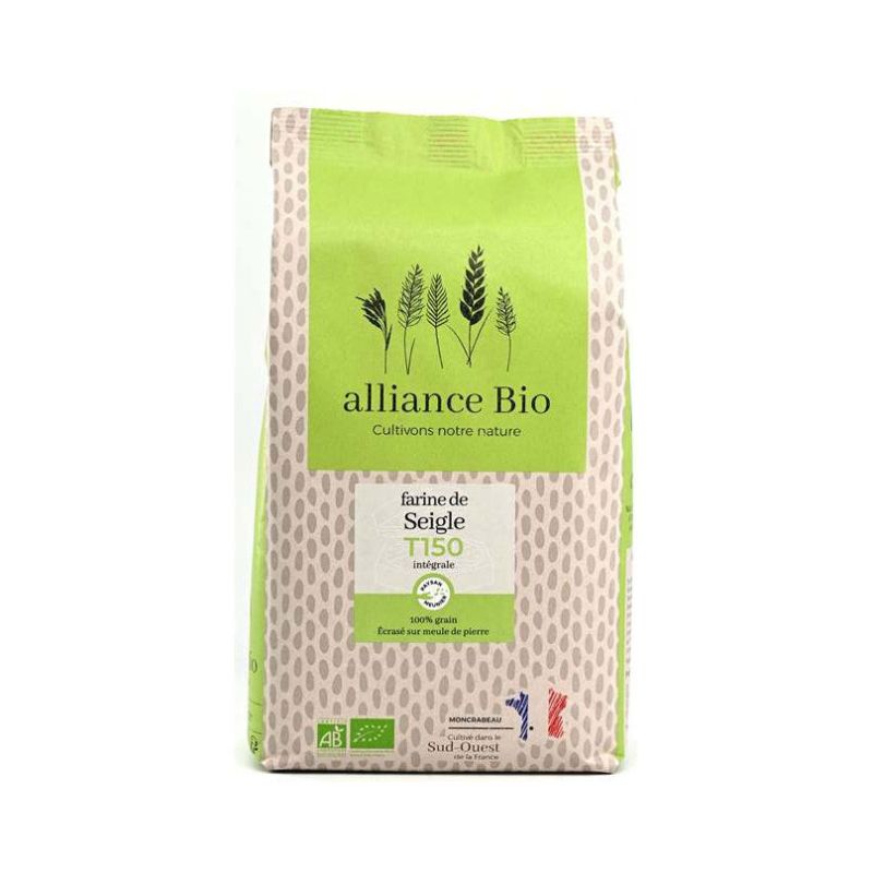 Farine de seigle T150 1kg Alliance Bio Alliance bio  dans votre magasin bio en ligne Etiketbio.eu