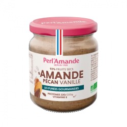 Purée Amande Pécan Vanille Bio – Perlamande Perlamande  dans votre magasin bio en ligne Etiketbio.eu