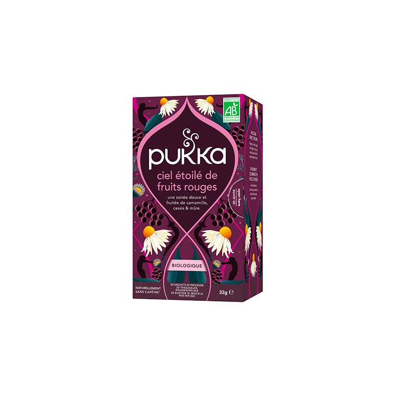 Infusion Ciel Étoilé Fruits Rouges Pukka Pukka  dans votre magasin bio en ligne Etiketbio.eu