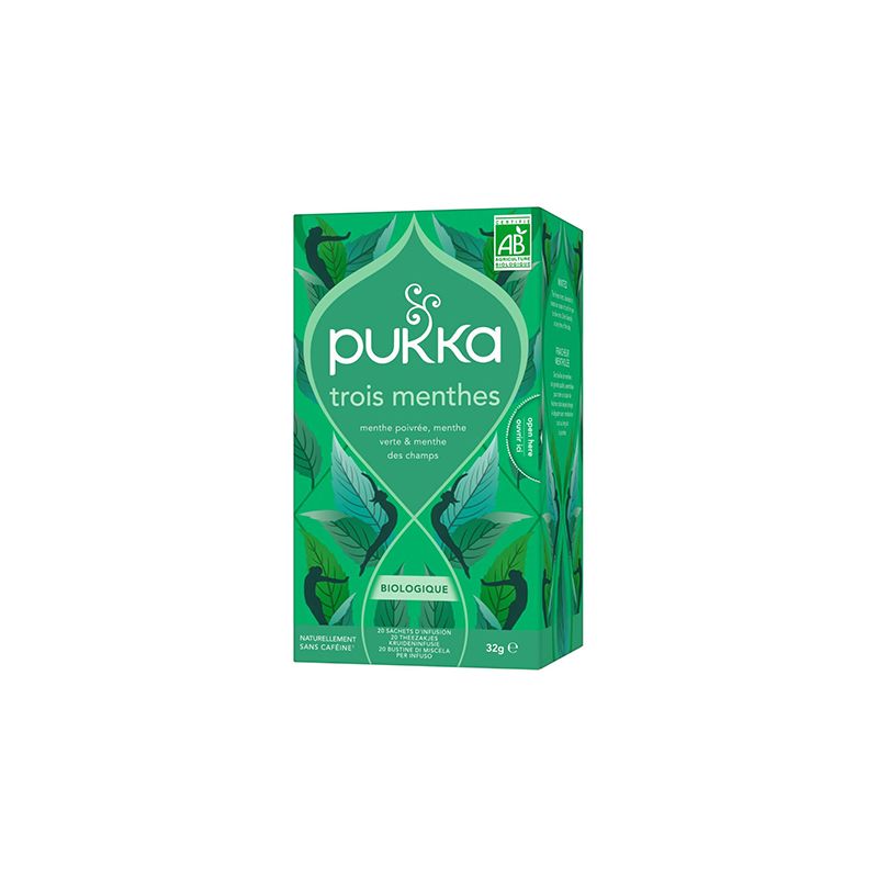 Infusion menthe bio 20 sachets Pukka