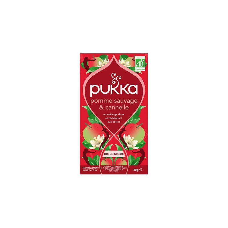 Infusion Pomme Cannelle Gingembre Pukka Pukka  dans votre magasin bio en ligne Etiketbio.eu