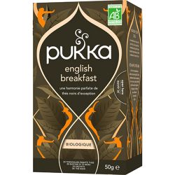 Thé noir English Breakfast bio 20 sachets Pukka