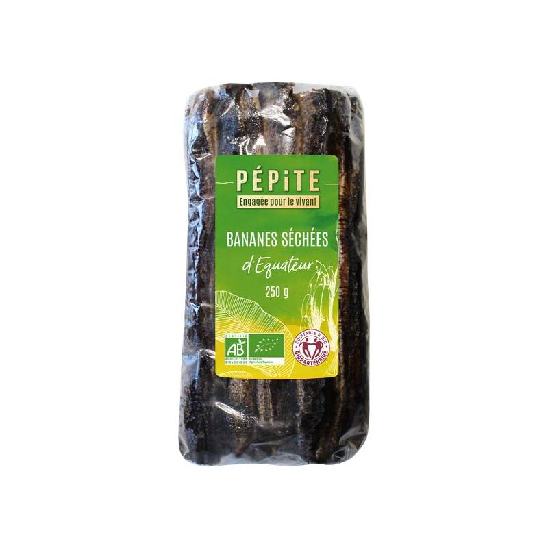 Bananes séchées Équateur Pépite 250g Pépite  dans votre magasin bio en ligne Etiketbio.eu