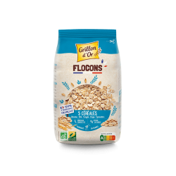 Flocons 5 céréales Grillon d’Or 500g