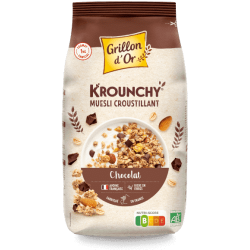 Krounchy chocolat Grillon d’Or 1kg Grillon d'Or  dans votre magasin bio en ligne Etiketbio.eu