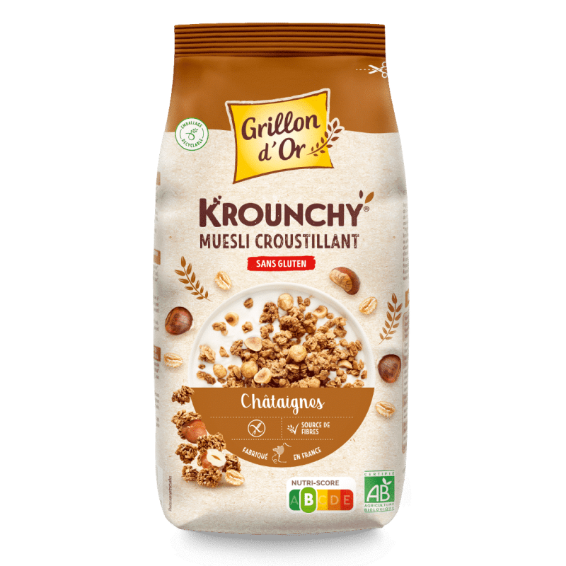 Krounchy châtaigne Grillon d’Or 500g