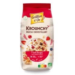 Krounchy fruits rouges Grillon d’Or 500g