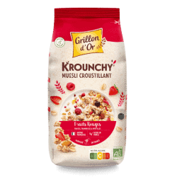 KROUNCHY FRUITS ROUGES (500G) GRILLON D'OR Grillon d'Or  dans votre magasin bio en ligne Etiketbio.eu