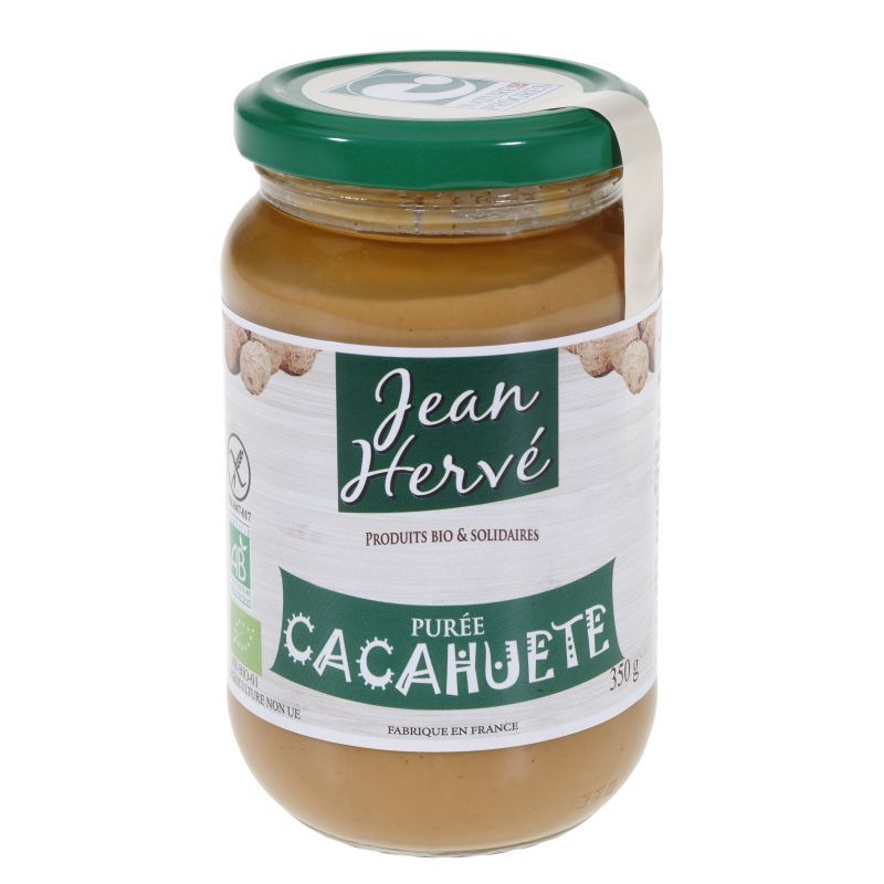 Purée de cacahuète Jean Hervé 350g Jean Hervé  dans votre magasin bio en ligne Etiketbio.eu