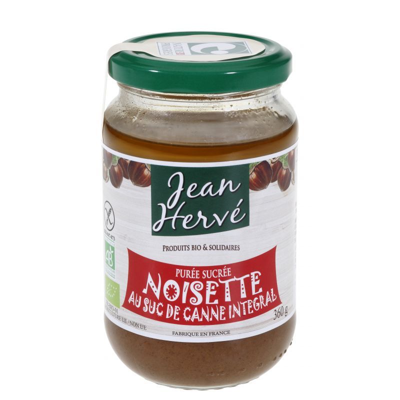 Noisette suc de canne Jean Hervé 360g Jean Hervé  dans votre magasin bio en ligne Etiketbio.eu