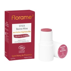 Stick bonne mine bio blush lèvres – Florame Florame  dans votre magasin bio en ligne Etiketbio.eu